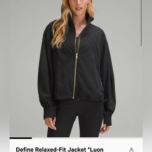 Define relaxed fit jacket